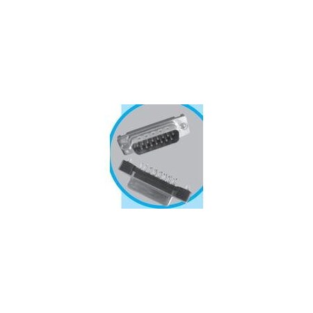 Amphenol D Subminiature Connector, 9 Contact(S), Female, 0.109 Inch Pitch, Press Fit Terminal, #4-40, L17TF0901101